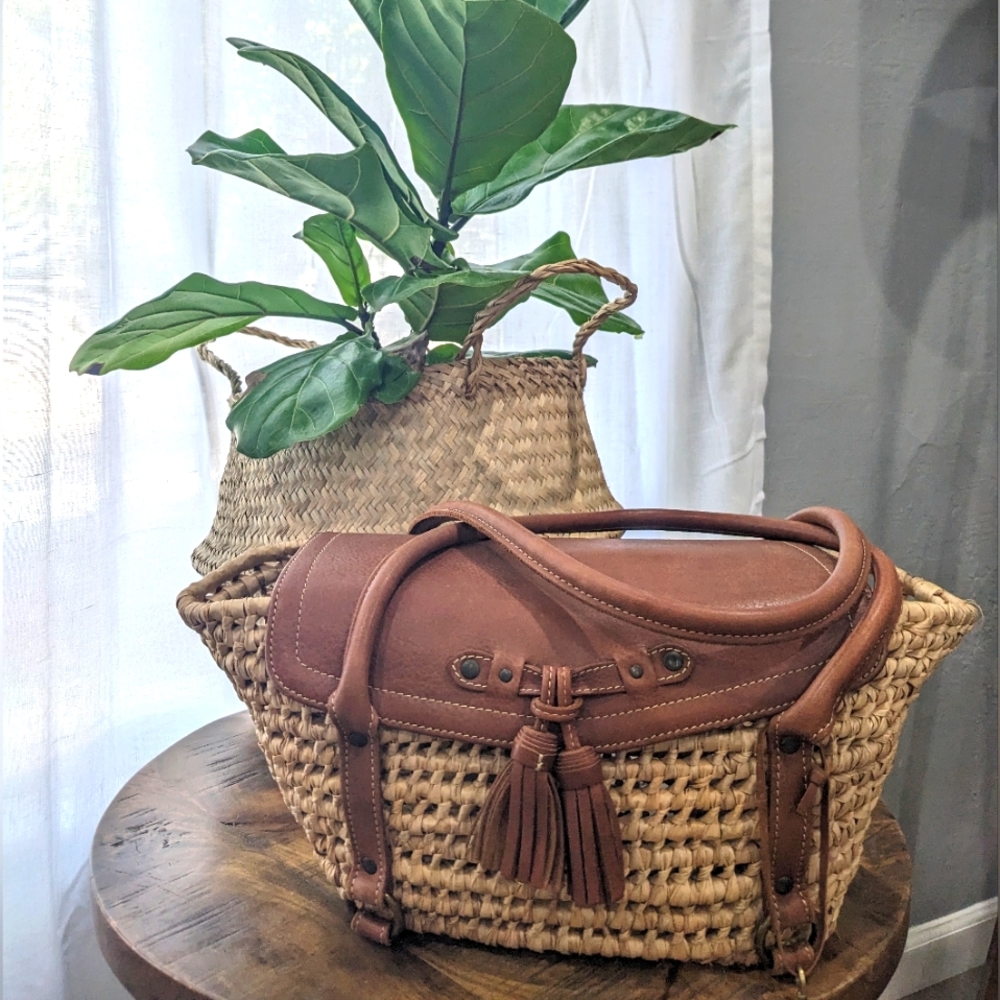 🔴SOLD🔴 Straw tote bag 👜